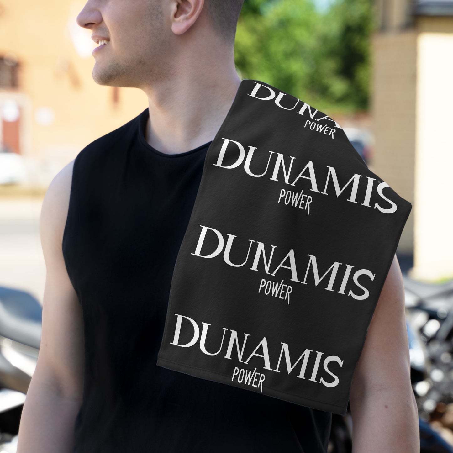 Color's Dunamis Power Worship Towel- Black