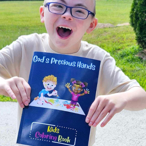 God's Precious Hands: Kids Coloring Book