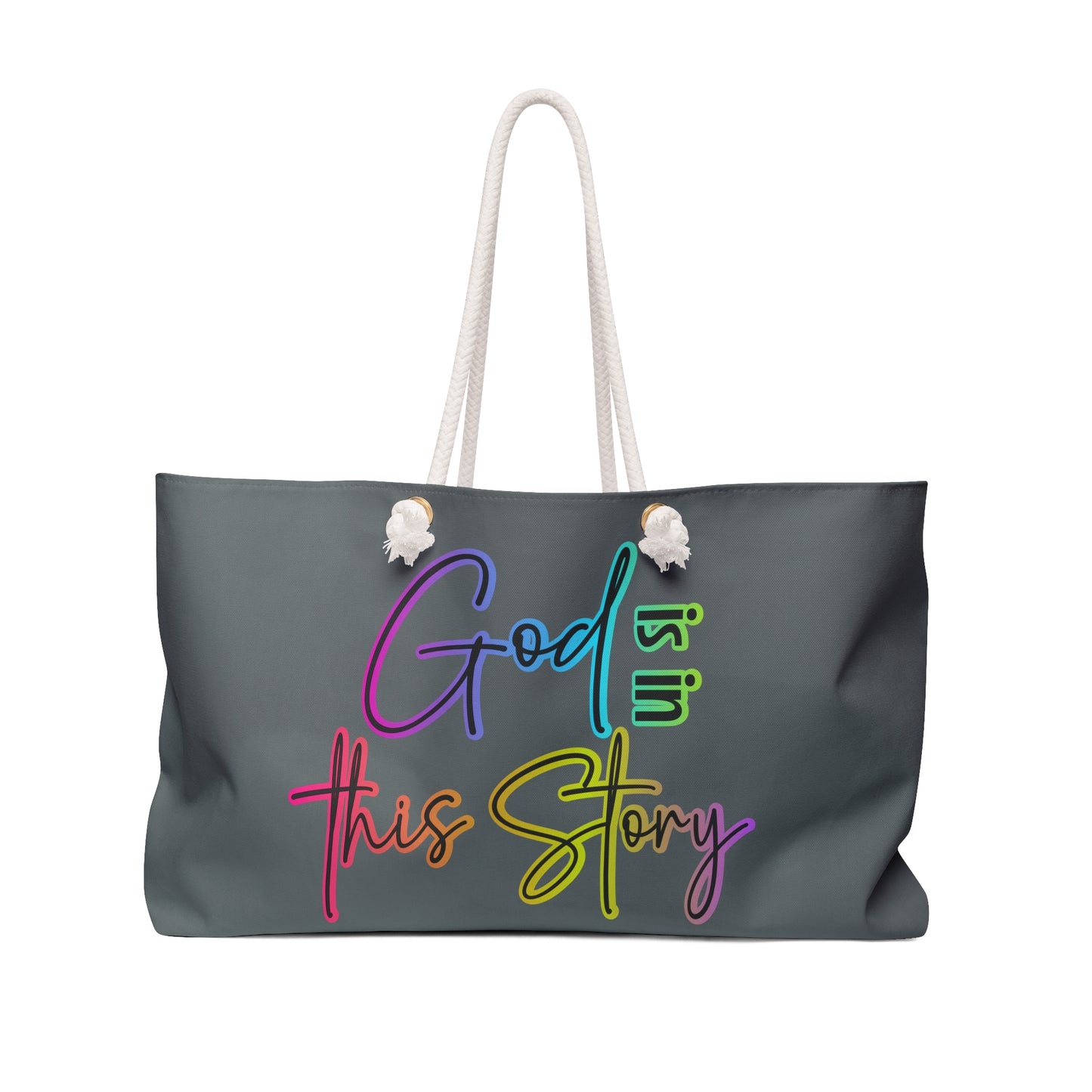 Color's God is in This Story Weekender Bag – Stylish & Versatile Travel Tote