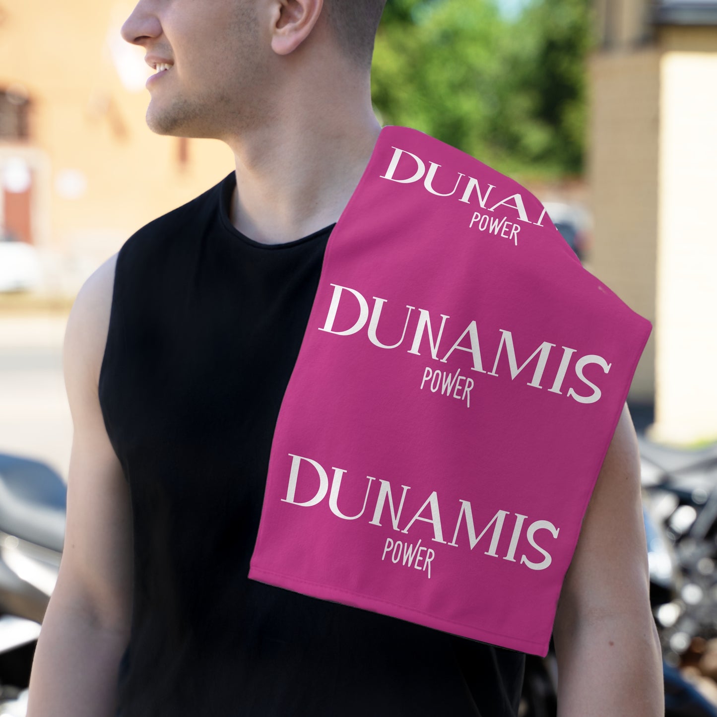 Color's Dunamis Power Worship Towel- Pink