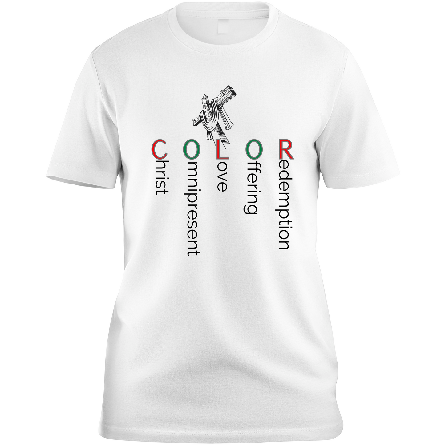Color Remembrance Cross T-Shirt
