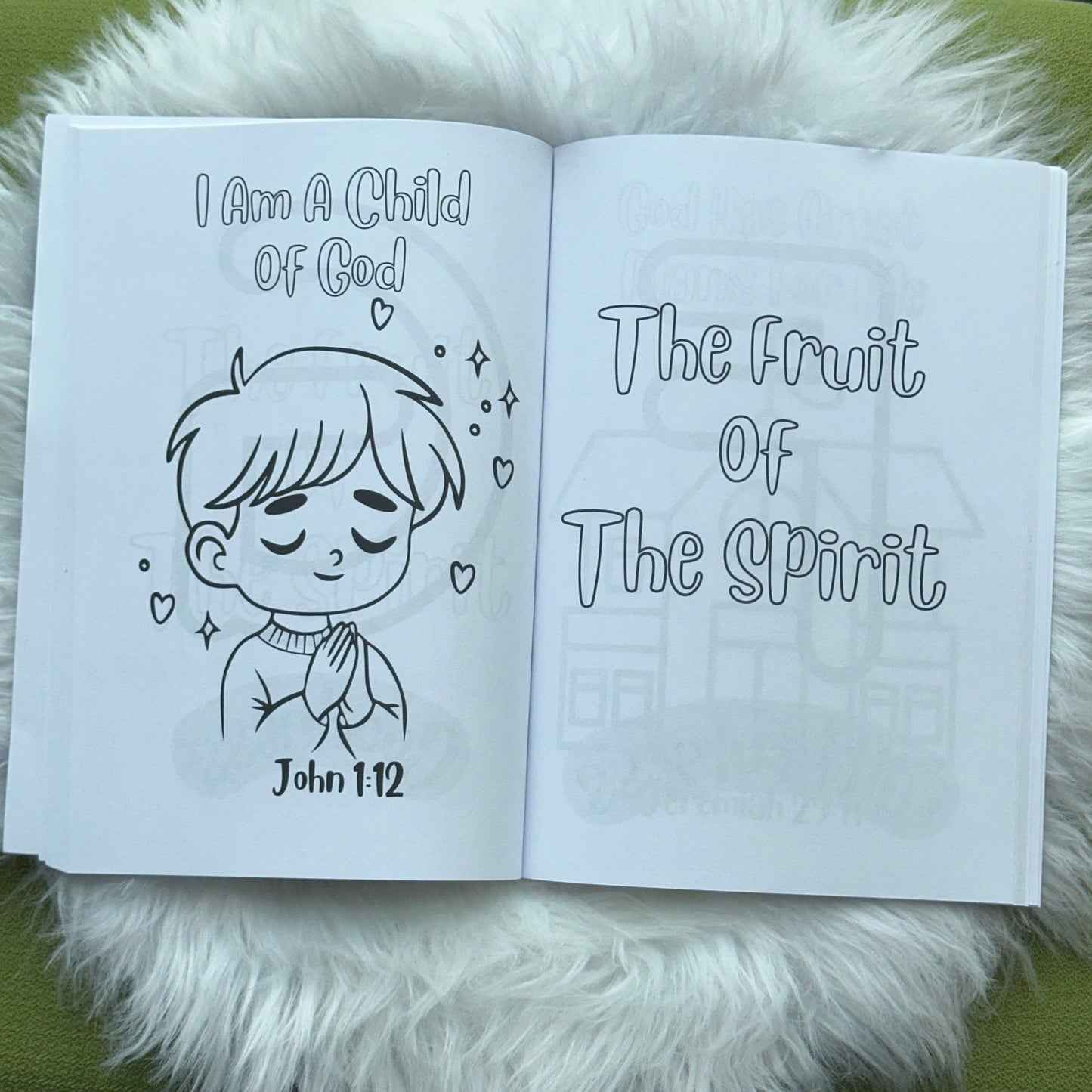 God's Precious Hands: Kids Coloring Book