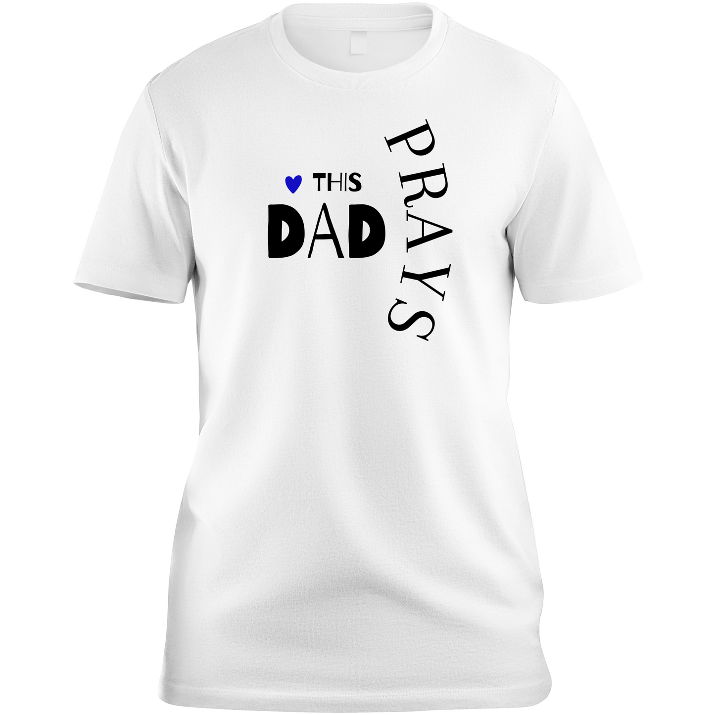 Color This Dad Prays T-Shirt