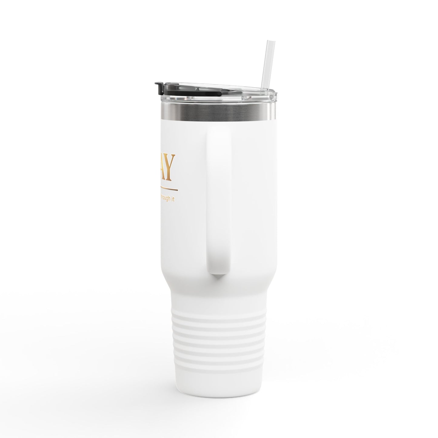 COLOR PRAZZ PRAY 40oz Insulated Travel Mug — Christian Faith Stainless Steel Tumbler