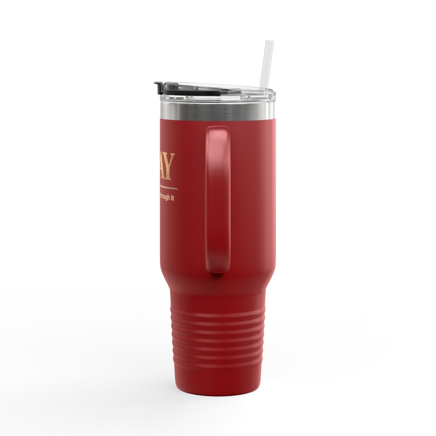 COLOR PRAZZ PRAY 40oz Insulated Travel Mug — Christian Faith Stainless Steel Tumbler