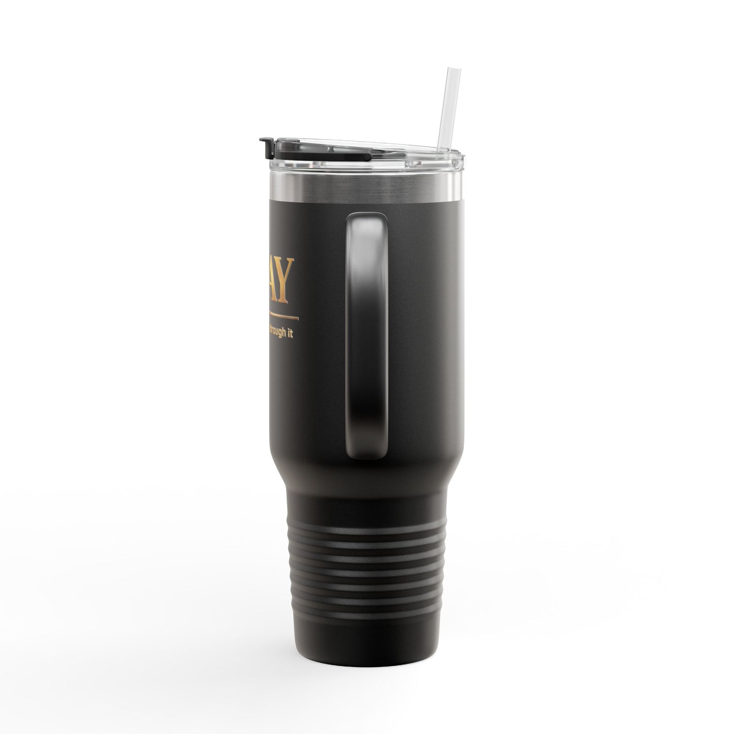 COLOR PRAZZ PRAY 40oz Insulated Travel Mug — Christian Faith Stainless Steel Tumbler