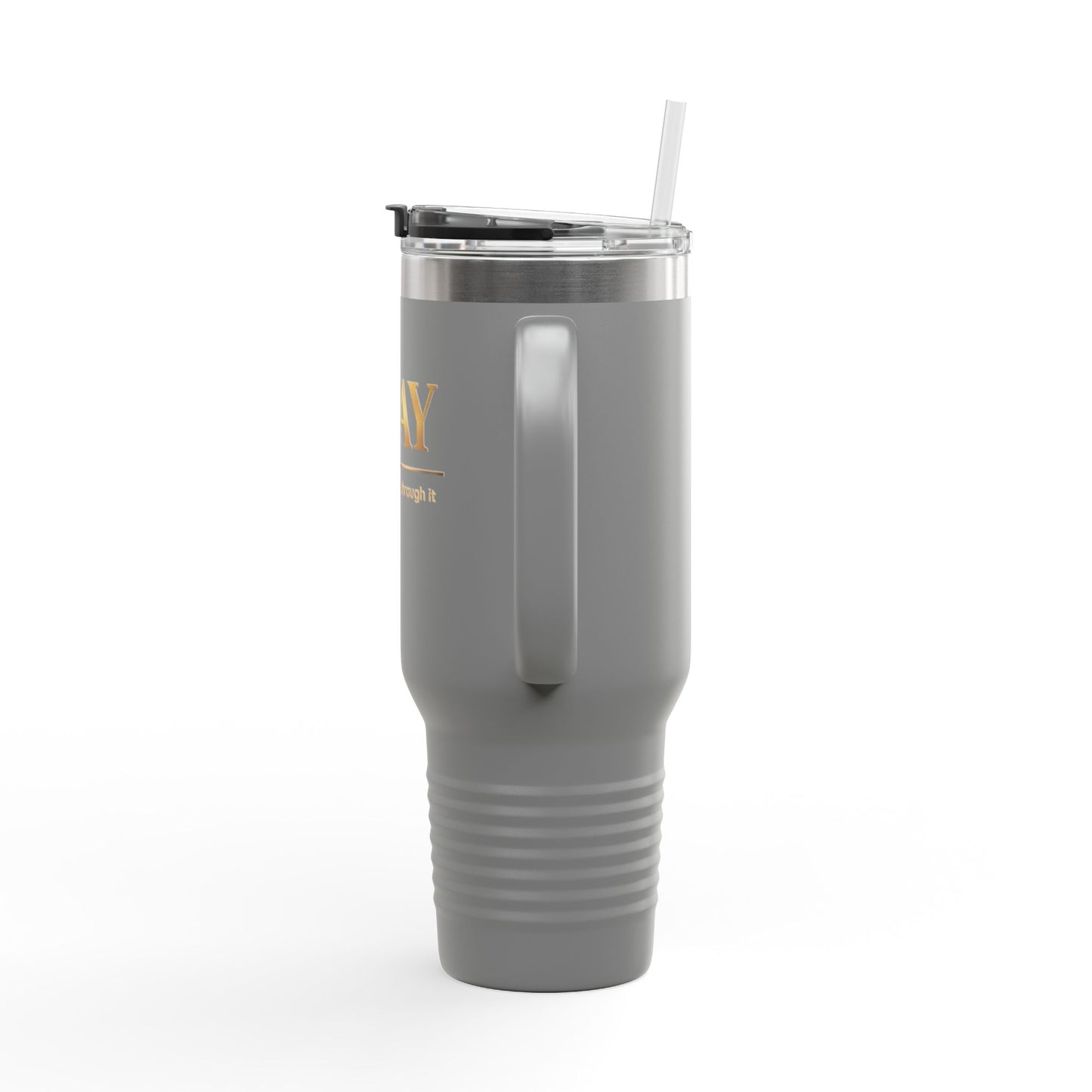 COLOR PRAZZ PRAY 40oz Insulated Travel Mug — Christian Faith Stainless Steel Tumbler