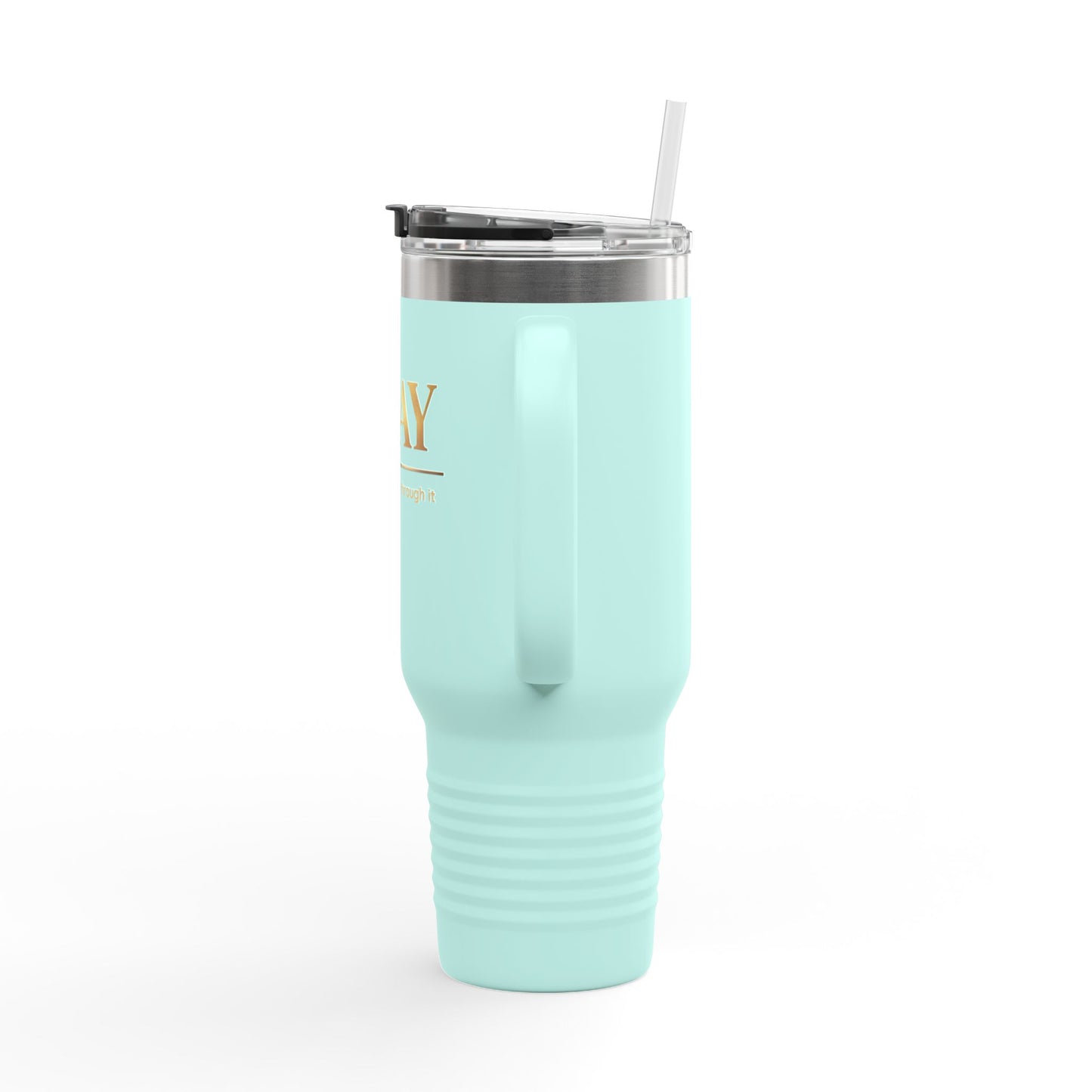 COLOR PRAZZ PRAY 40oz Insulated Travel Mug — Christian Faith Stainless Steel Tumbler